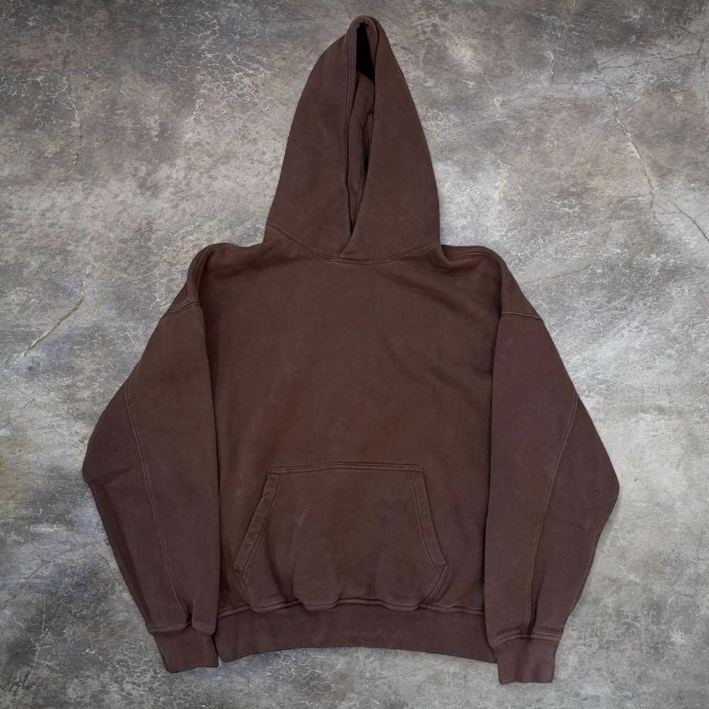 Abercrombie & Fitch Oversized Chocolate Brown Pullover Hoodie Adult Size Small